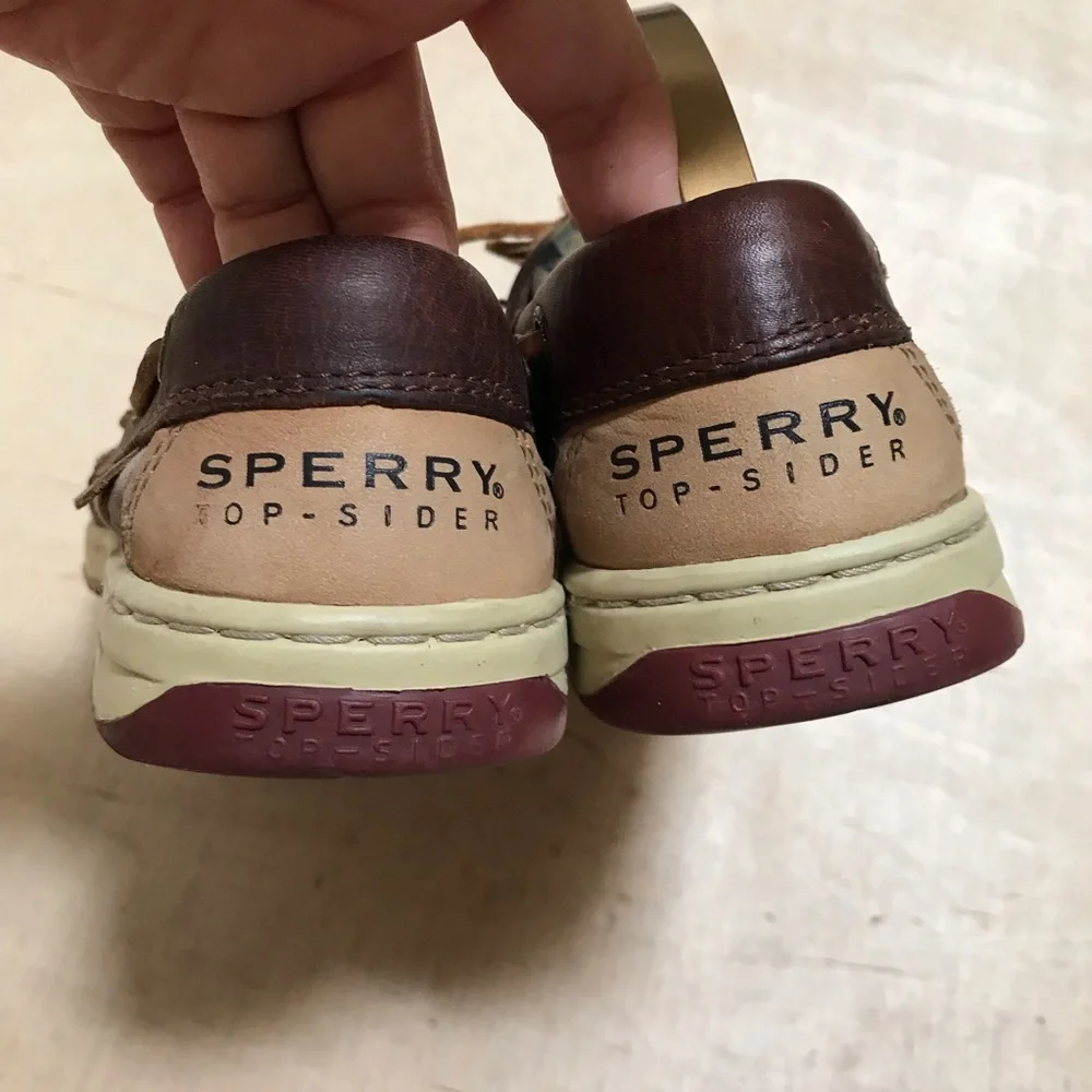 Sperry Top-Sider Brown Leather Boat Shoes Women’s Size 6 Classic Preppy Nautical